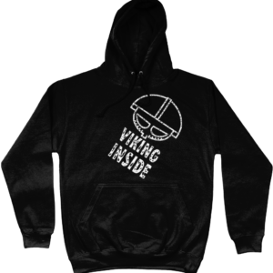 College Hoodie Viking Inside zwart