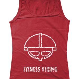 Dames Tank Top Fitness Viking rood