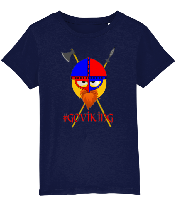 Viking Kids Shirt - Viking Emoji #GoViking met speer en bijl - Afbeelding 7