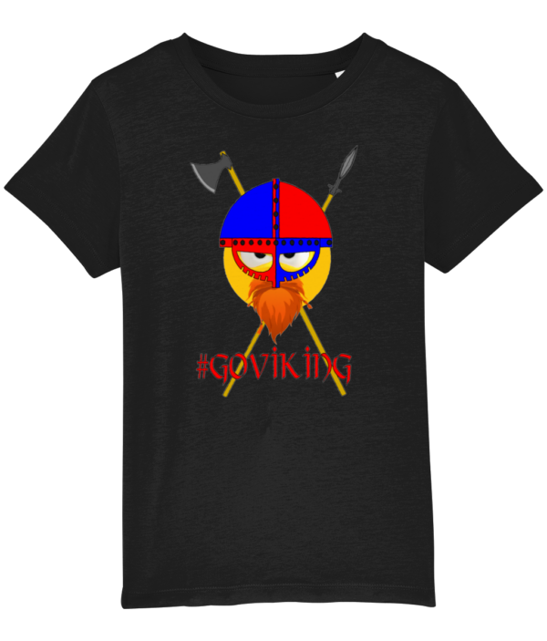 Viking Kids Shirt - Viking Emoji #GoViking met speer en bijl - Afbeelding 10