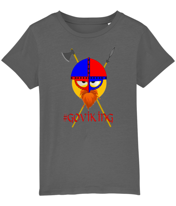 Viking Kids Shirt - Viking Emoji #GoViking met speer en bijl - Afbeelding 2