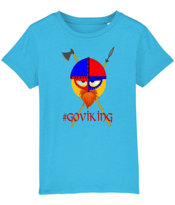 Viking Kids Shirt - Viking Emoji #GoViking met speer en bijl - Afbeelding 3