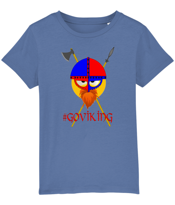 Viking Kids Shirt - Viking Emoji #GoViking met speer en bijl - Afbeelding 4