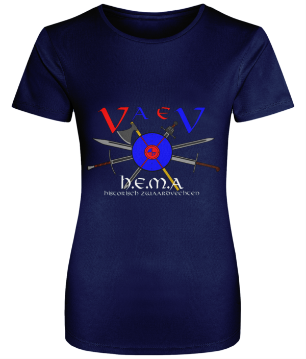 Womens Cool Sport T VaeV HEMA logo witte tekst - Afbeelding 4