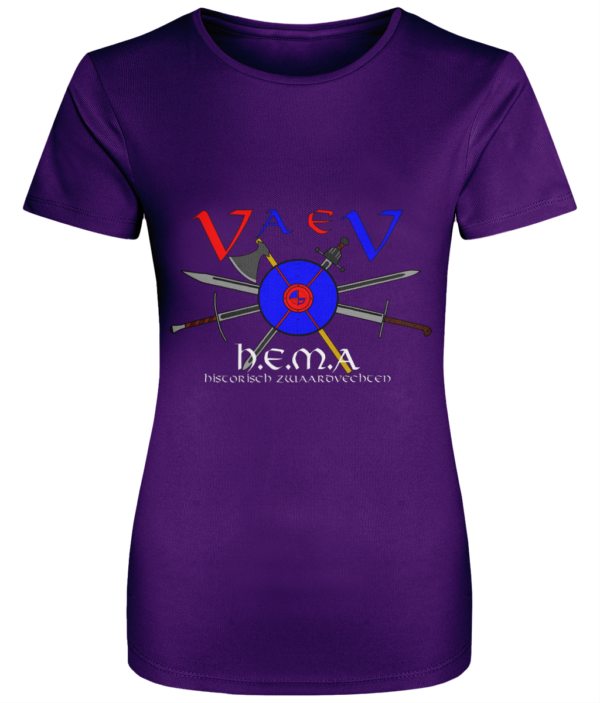 Womens Cool Sport T VaeV HEMA logo witte tekst - Afbeelding 5