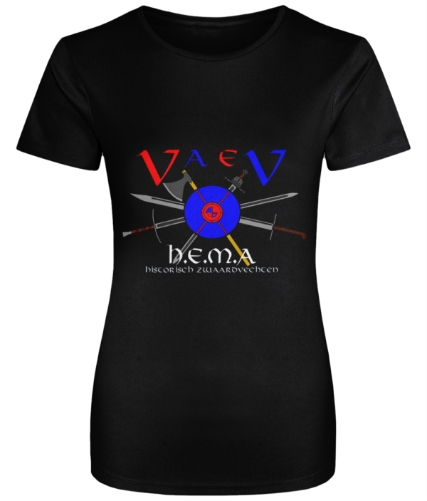 Womens Cool Sport T VaeV HEMA logo witte tekst - Afbeelding 3