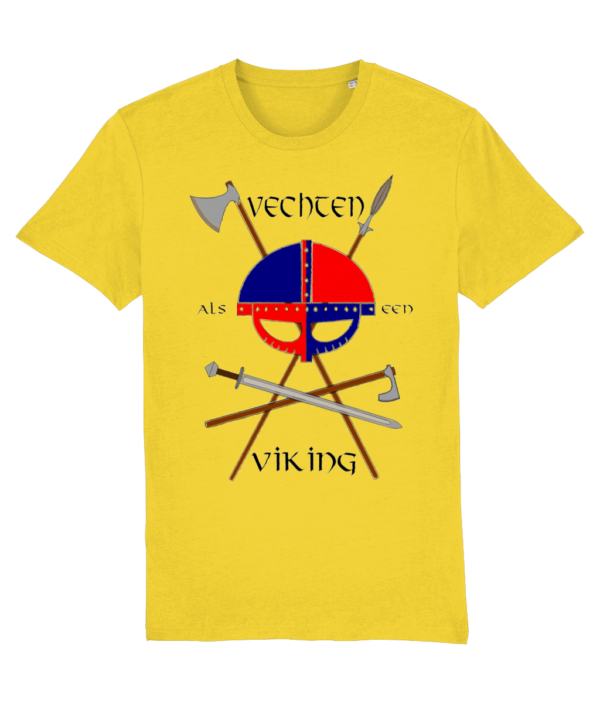 T-shirt Vechten als een Viking wapens en helm