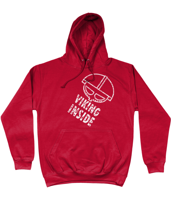 College Hoodie Viking Inside rood