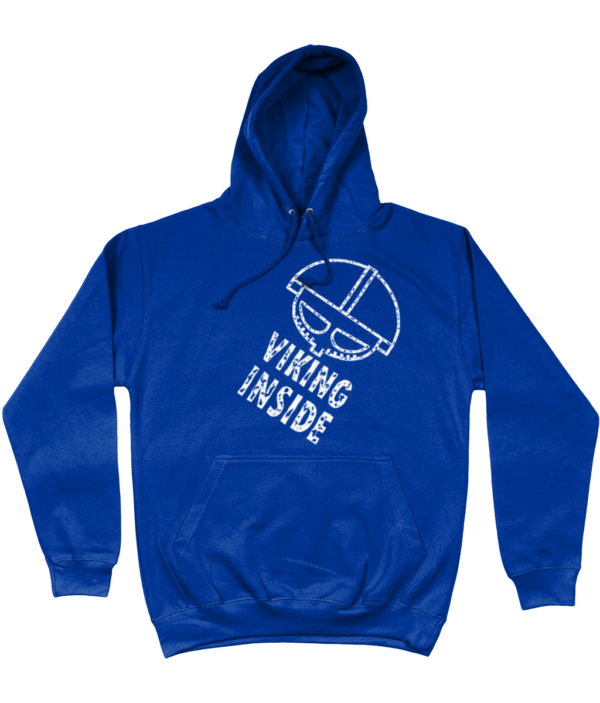 College Hoodie Viking Inside blauw