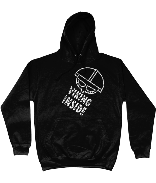 College Hoodie Viking Inside zwart