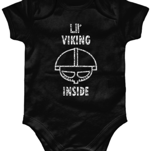 Larkwood Baby Romper Organic - Lil' Viking Inside