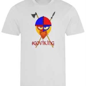 Viking Kids Sport Shirt - Viking Emoji #GoViking met speer en bijl