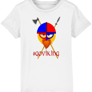 Viking Kids Shirt - Viking Emoji #GoViking met speer en bijl