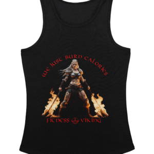 Womens Cool Top We Just Burn Calories - Viking Warrior Women 2