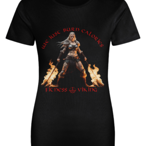 Womens sport shirt We Just Burn Calories - Viking Warrior Women 2