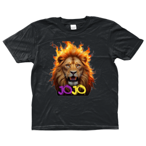 Kids T-Shirt Jojo Flame Collectie Leeuw