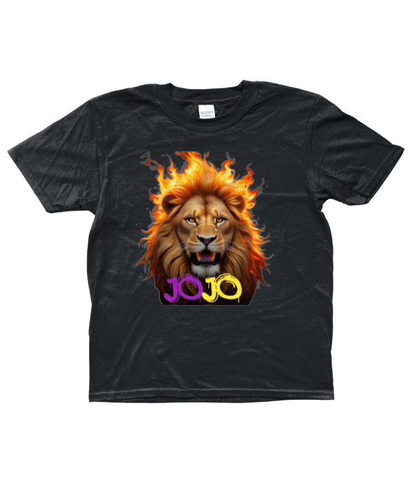 Kids T-Shirt Jojo Flame Collectie Leeuw