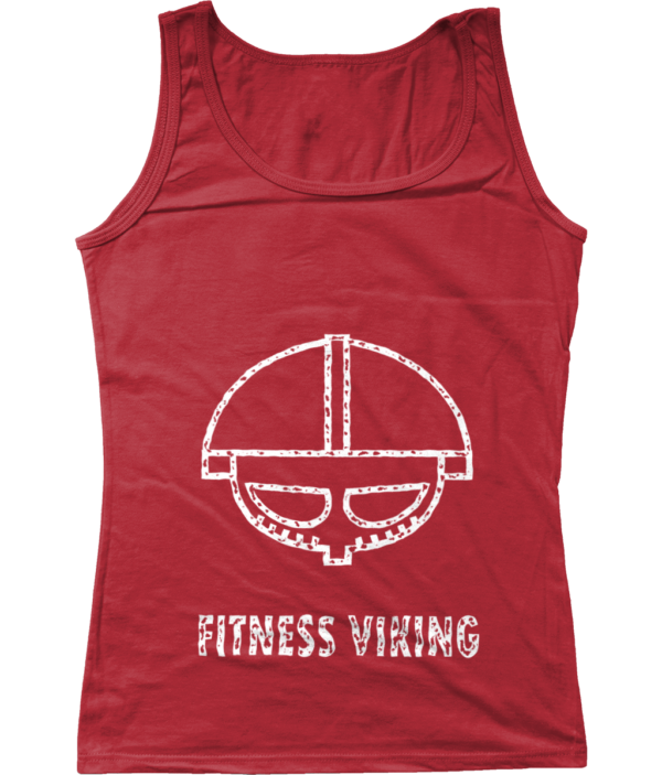 Dames Tank Top Fitness Viking rood