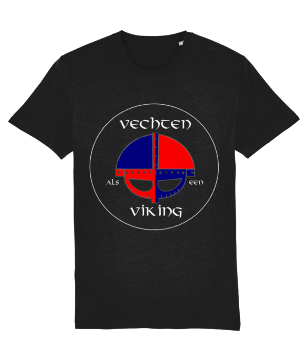 Vechten als een Viking Helm logo T-shirt